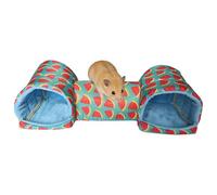 La Maison Pour Hamster, interactifs confortables | Tunnel et Maison pour Hamster Toutes Saisons,Pour les souris naines, les petits animaux, le chinchilla, dragon barbu, furet, dormir, manger, jo