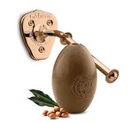 La Maison Savon de Marseille - Porte Savons Mural en Doré + Recharge Savon Huile d'Argan