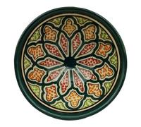 La Maison Unique Bol Plat Sauces Soupe Ethnique Maroc Marocain Céramique Terre cuite Diam. 15 cm 1104241408