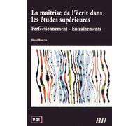 Maitrise de l'ecrit dans les études supérieures