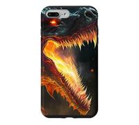 La majesté du Dragon Ardent au Pouvoir et aux Flammes Coque pour iPhone 7 Plus/8 Plus