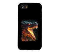 La majesté du Dragon Ardent au Pouvoir et aux Flammes Coque pour iPhone SE (2020) / 7/8