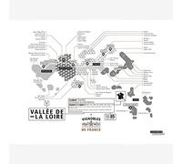 La Majorette À Moustache - Idée cadeau - Affiche Vignoble de la Vallée de la Loire pour Les Amateurs de Vin