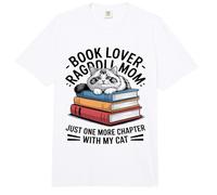La Maman de Ragdoll, Une Amoureuse de Livres, Encore Un chapitre avec Mon Chat Comfort Colors Adult Heavyweight T-Shirt