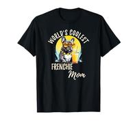 La Maman la Plus Cool du Monde Frenchie Mom Funny French Bulldog Mama T-Shirt