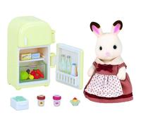 Sylvanian Families 5014 – La maman lapin chocolat et réfrigérateur – Multicolore