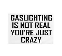 La Manipulation Mentale N'Existe Pas, Tu Es Juste Fou/Folle Drapeau Décoratif Drapeau De Jardin Résistant Aux Intempéries Garden Flag Pour Porche Extérieur Intérieur 90X150Cm