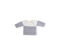 La Manufacture de Layette Brassière - Les baigneurs (FR/ES, Âge, 0 Mois, Écru/Bleu Nuit)