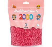 La Manuli 2000 Midi Iron Beads Light Red Ø 5 mm Perles à insérer Perles