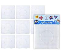 La Manuli 8X carré Transparent midi PLAQUES Assemblables pour Perles À Repasser Iron Beads