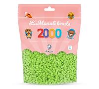 La Manuli Perles à Repasser 2000 Pièces 5mm - Kit Loisirs Créatifs - Sac Refermable - DIY pour Enfants et Adultes