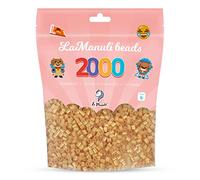 La Manuli Perles à Repasser 2000 Pièces 5mm - Kit Loisirs Créatifs - Sac Refermable - DIY pour Enfants et Adultes