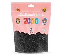 La Manuli Perles à Repasser 2000 Pièces 5mm - Kit Loisirs Créatifs - Sac Refermable - DIY pour Enfants et Adultes