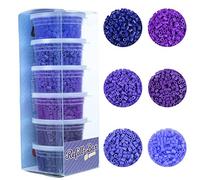 La Manuli Perles à Repasser Violet 3000 Pièces 5mm Fusible Perles pour les Enfants, Accessoires pour la Fabrication de Bijoux DIY
