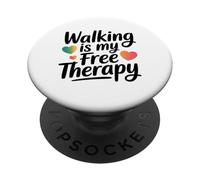 La Marche est ma thérapie Gratuite PopSockets PopGrip Adhésif