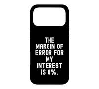 la Marge d'erreur pour Mon intérêt est de 0 drôle d'esprit Sarcastique Coque pour iPhone 17 Pro Max