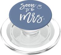 La mariée Sera bientôt Mme Minimal Bridal PopSockets PopGrip pour MagSafe
