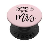 La mariée Sera bientôt Mme Minimal Wedding PopSockets PopGrip Adhésif