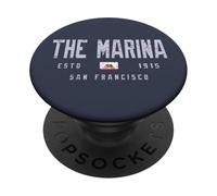La Marina San Francisco California Field/La Marina SF PopSockets PopGrip Adhésif