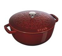 Staub Cocotte Lily Pattern 24 cm Grenade