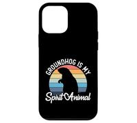 La marmotte drôle d'amateur de marmottes est Mon Animal Spirituel Coque pour iPhone 12 Mini