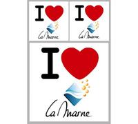 La Marne (1fois 10cm / 2 Fois 5cm) - Sticker/Autocollant
