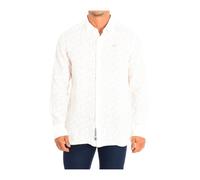 La Martina - Chemise à Manches Longues - Homme - Chemises - Beige - Taille: S