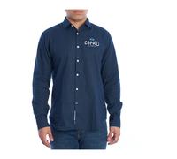 La Martina - Chemise à Manches Longues - Homme - Chemises - Bleu - Taille: M
