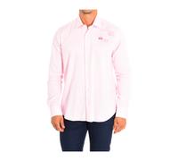 La Martina - Chemise à Manches Longues - Homme - Chemises - Rose - Taille: S
