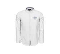 La Martina Chemise ' MBC600 ' bleu marine / blanc, Taille XXL