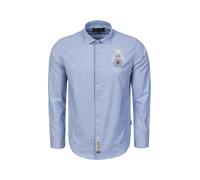 La Martina Chemise ' MBCG01 ' bleu clair / mélange de couleurs, Taille XXL