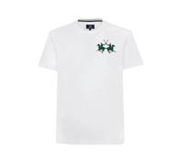 La Martina - Cornell Essential Jersey - Homme - Tops - Blanc - Taille: XL