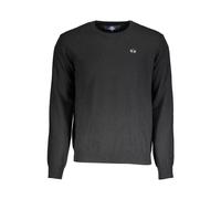 La Martina - Élégant Pull Noir en Laine et Cachemire - Homme - Pulls - Noir - Taille: L