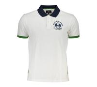 La Martina, Homme, Tops, Blanc, Taille: L Polo à manches courtes