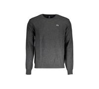 La Martina - Pull élégant en laine grise - Homme - Pulls - Gris - Taille: XL