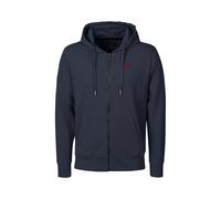 La Martina MCF011 Hoodie Homme Zip Beige Coton Regular Logo Brodé