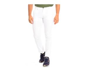 La Martina - Pantalon Long Coupe Droite - Homme - Pantalons - Blanc - Taille: W32