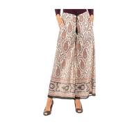 La Martina - Pantalon Palazzo Large Ajustable - Femme - Pantalons - Multicolore - Taille: W29