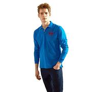 La Martina - Polo Homme Coupe Classique, Blue Scotland, Man, M