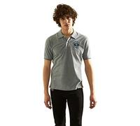 La Martina - Polo Homme Coupe Classique, Gris chiné Moyen, Man, L