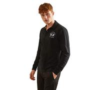 La Martina - Polo Homme Coupe Classique, Noir, Man, L