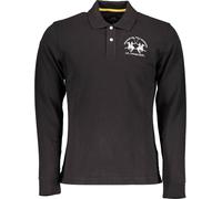 LA MARTINA Polo Hommes Textile Noir SF14028 - Taille : 2XL