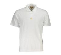 La Martina - Polo Manches Courtes Blanc Logo Brodé - Homme - Tops - Blanc - Taille: XL