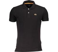 La Martina Polo noir à manches courtes Slim Fit : Taille - M Taille : M