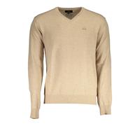 La Martina - Pull Beige Manches Longues Homme - Homme - Pulls - Beige - Taille: XL