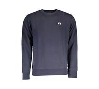 La Martina - Pull en Coton Bleu Brodé - Homme - Sweatshirts et sweats à capuche - Bleu - Taille: XL