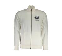 La Martina - Pull Zippé en Coton Blanc - Homme - Sweatshirts et sweats à capuche - Blanc - Taille: 2XL
