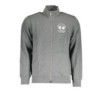 La Martina - Sweat à Capuche Gris avec Broderie - Homme - Sweatshirts et sweats à capuche - Gris - Taille: M