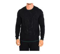La Martina - SweaT-shirt en jersey à manches longues - Homme - Sweatshirts et sweats à capuche - Noir - Taille: L