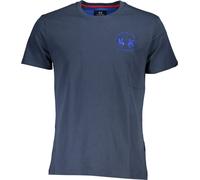 LA MARTINA T-shirt à manches courtes pour hommes BLEU : Couleur - Bleu, Taille - L Taille : L Couleur : Bleu